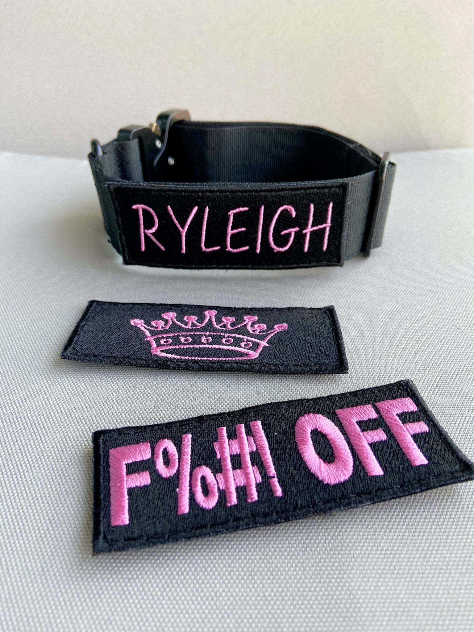 Custom velcro label / patches for Dog Harness by Doggykingdom®